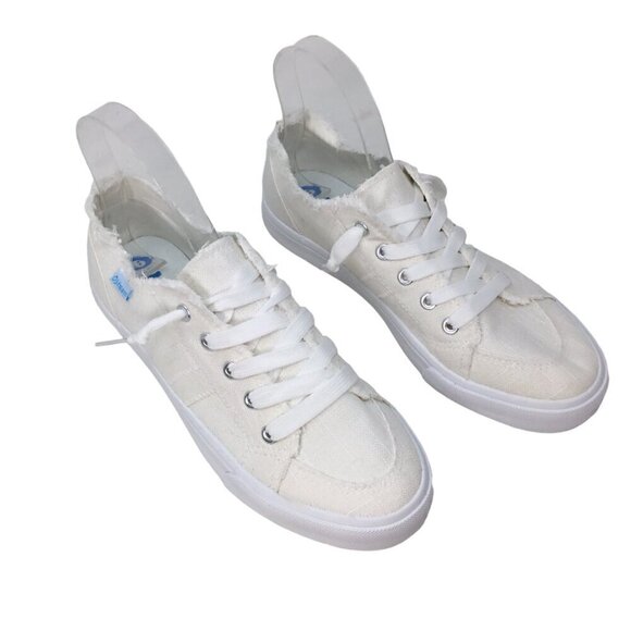 Obtaom Shoes - Obtaom Fashion Canvas Sneaker Natural White Size 8 Low Top Slip On Shoes Walking